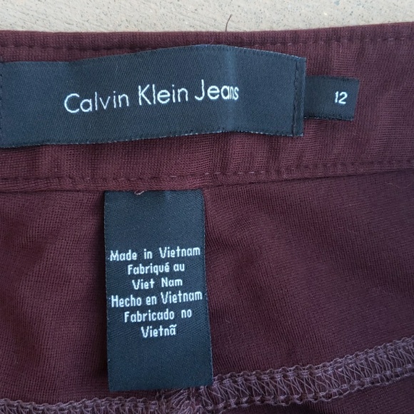 Burgundy Calvin Klein Jeans - Picture 3 of 6